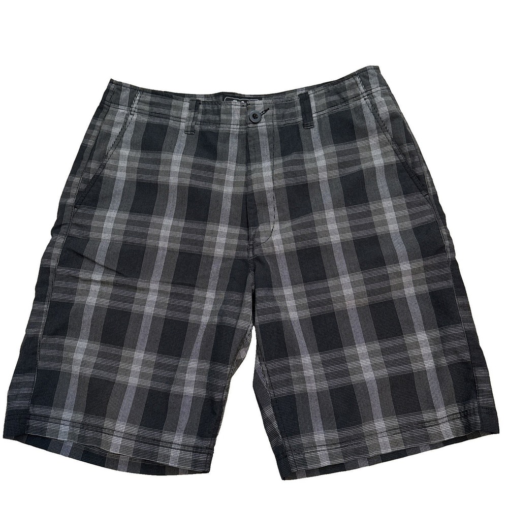 Champs Sports Gear Mens Plaid Shorts 36 Preppy Golf Athleisure Activewear Casual